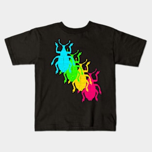 Weevil beetle (Curculionoidea) rainbow Kids T-Shirt